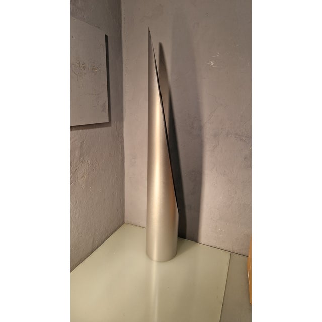 Mid-Century Modern Model Unghia Nail Lipstick Floor Mirror in Crome For Sale - Image 3 of 14