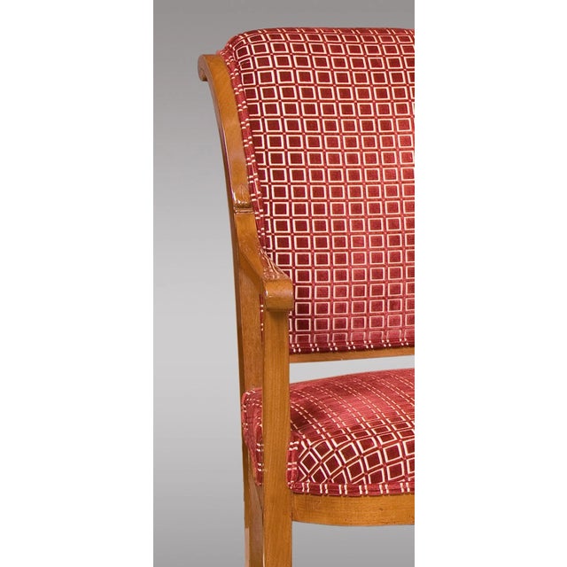 Set of French Directoire Period Mahogany Armchairs, 1800s For Sale - Image 3 of 4