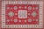 Bohemian Kazak Red/Ivory Wool Rug - 8'0''x9'10'' For Sale - Image 9 of 10