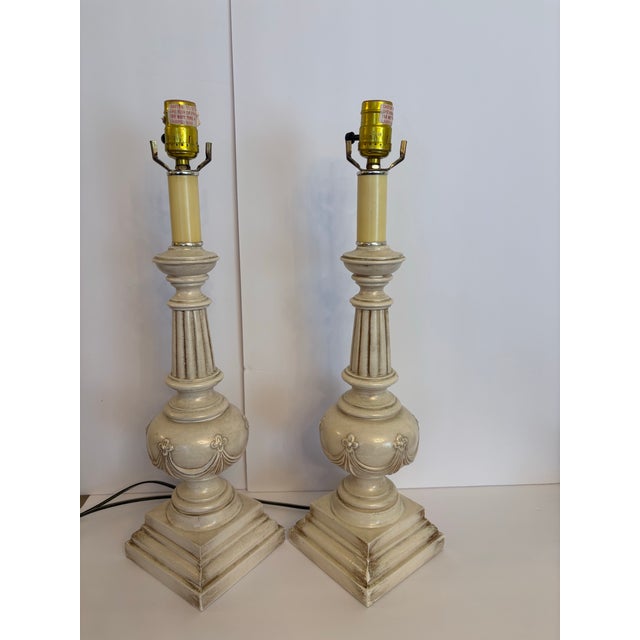 Mid-Century Modern 1960s Mid-Century Modern Table Lamps- A Pair For Sale - Image 3 of 3