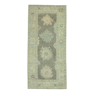 Turkish Oushak Rug 3'1"x 6'7" #19006 For Sale
