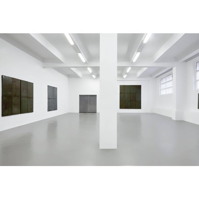 Gray Minimalist Metal 1/2 N 003 Composition by Ramon Horts For Sale - Image 8 of 14