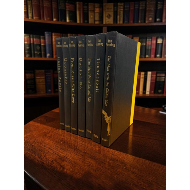 A set of 7 Ian Fleming Hardcover Books-James Bond Book Cub Editions-American Spanning years 1953-1965 Book Club Editions...