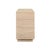 Contemporary Matthew Izzo Home Mateo Cerused Oak Three Drawer Side Table With Brass Drawer Pulls For Sale - Image 3 of 5