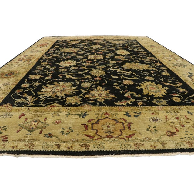 Contemporary Vintage Pakistani Tabriz Rug - 10'00 X 14'00 For Sale - Image 3 of 8