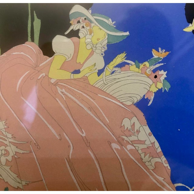 Watercolor/Gouache Illustration by Janet Laura Scott 30s For Sale - Image 4 of 12