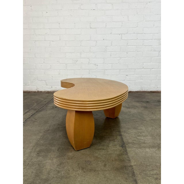 Ribbed Kidney Coffee Table Chairish