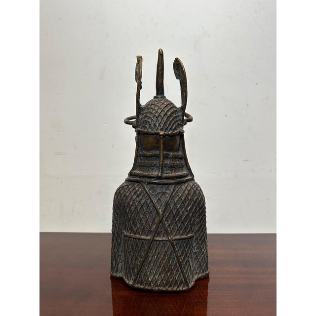 Bronze African Tribal Bust For Sale - Image 4 of 5