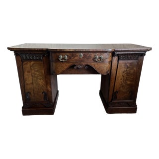 Antique Mahogany Sideboard Buffet For Sale