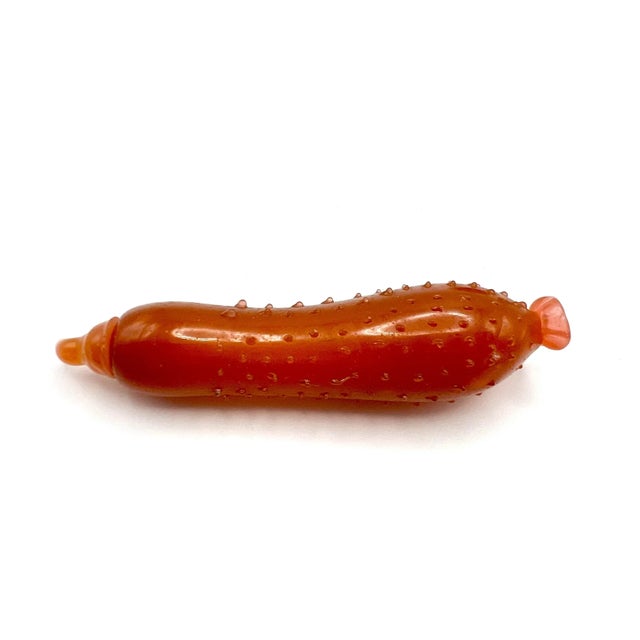 Vintage Glass Snuff Bottles in Vegetable Forms- Set of 3 For Sale In Chicago - Image 6 of 11