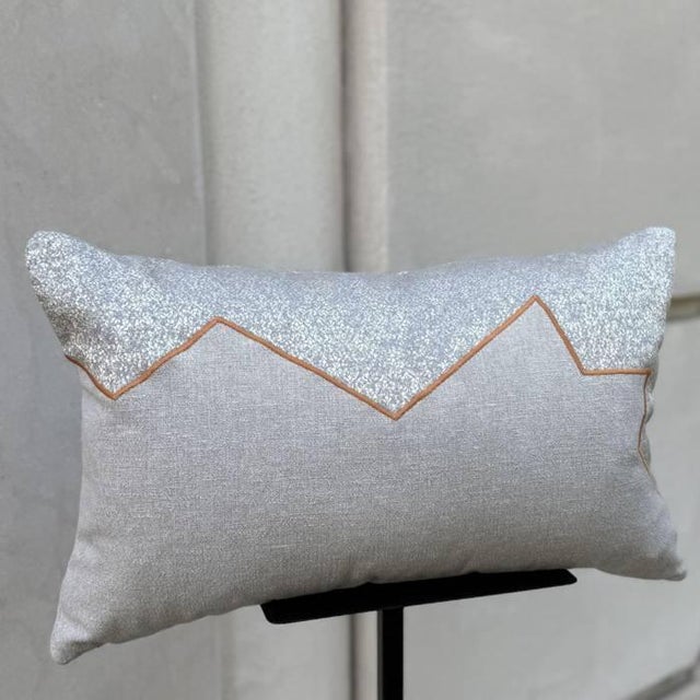 Nial Cushion by Sohil Design For Sale - Image 4 of 6