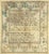 Mary Halfpenny 1792 needlework sampler. "Jesus permit Thy Gracious Name to stand" verse surrounded by vines and flower...