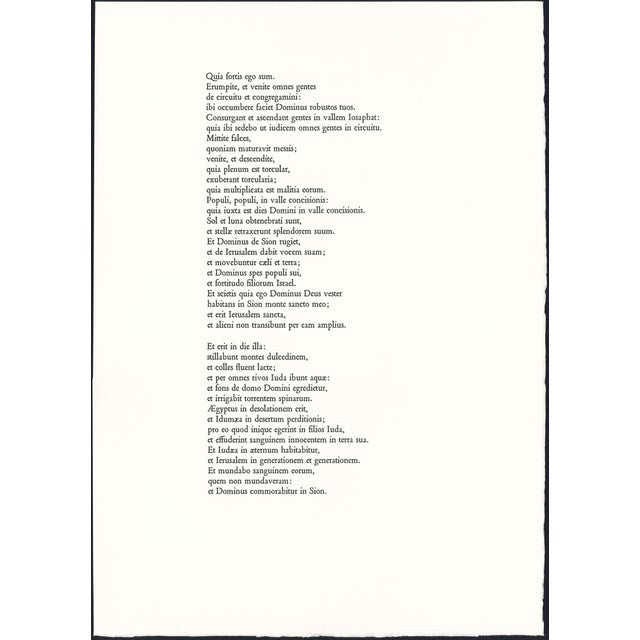 1968 Salvador Dalí Biblia Sacra Lithograph "Hircus Caprarum Super Faciem Terrae" (Male Goat Over the Face of the Earth) For Sale In New York - Image 6 of 8