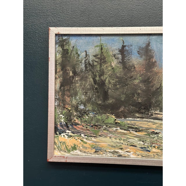 Mid-Century Modern Gösta Jonsson, Rocky Falkenberg, 1985, Oil Painting on Canvas, Framed For Sale - Image 3 of 11