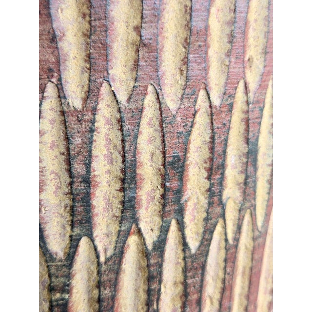 Ceramic Mid 20th Century Danish Style Sgraffito Stoneware Umbrella & Cane Stand For Sale - Image 7 of 14