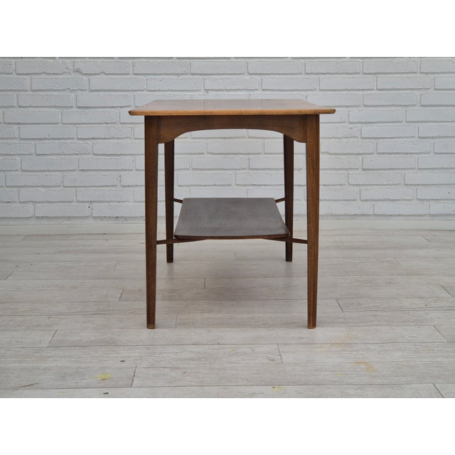 Wood Danish Sofa Table in Teak & Beech, 1970s For Sale - Image 7 of 18