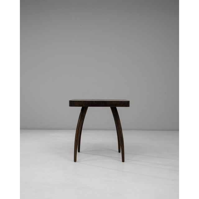 1960s Czech Black Patinated Spider Table By J. Halabala For Sale - Image 16 of 18