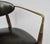 C.1950's Dan Johnson for Selig of Denmark, Walnut & Brass "Viscount" Accent/Lounge Chair With Brentano Textile For Sale - Image 11 of 18