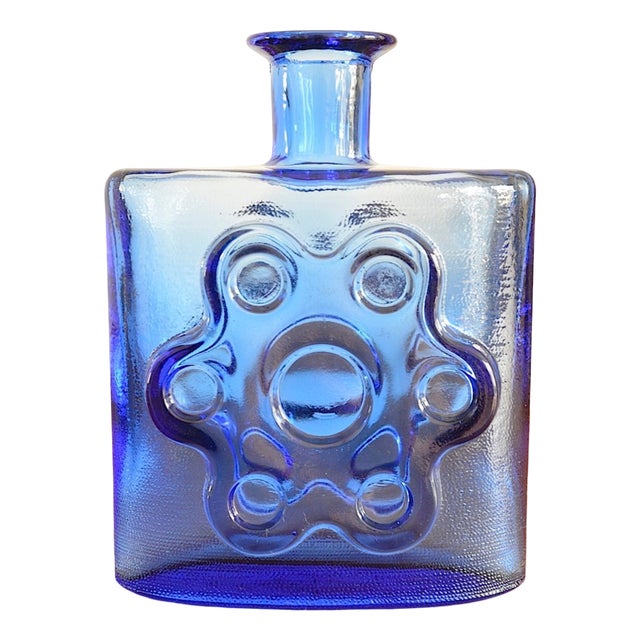 Cauccability Vase by Erkkitapio Syneous for Riihimaen Glass Oy, 1960s For Sale