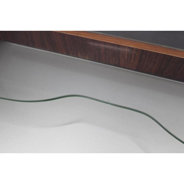 Mid-Century Modern Italian Bedside Tables with Glass Tops, 1950s, Set of 2 For Sale - Image 14 of 17