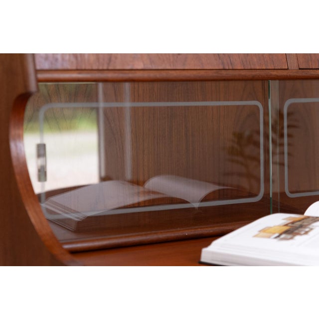 Scandinavian Modern Teak Secretary by Gunnar Falsig, 1960s For Sale - Image 18 of 18