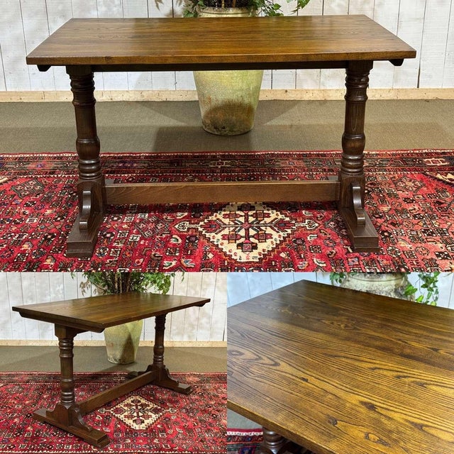 English Bistro Table in Ash and Beech, 1970s For Sale - Image 14 of 15
