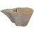 Impressive erosion teak console or table base carved from a single reclaimed root. Fabulous shape. Lucite or glass can be...