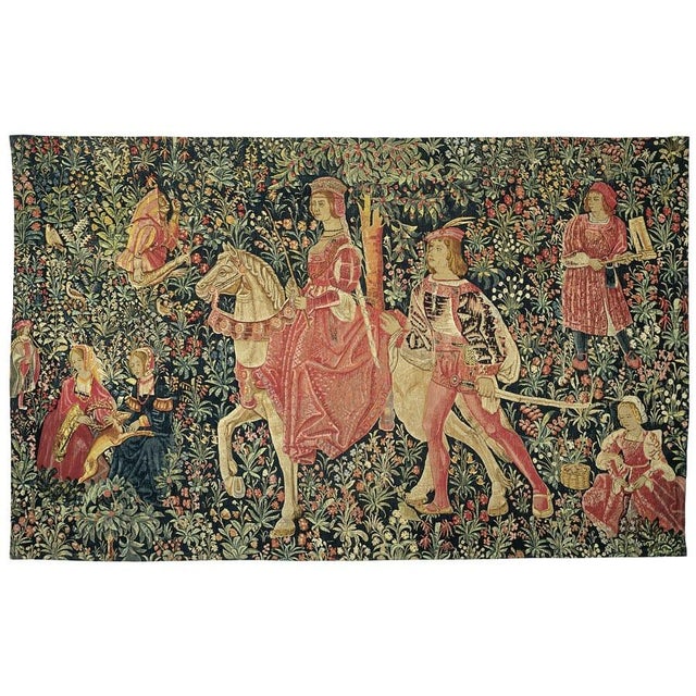 This beautiful tapestry is Silkscreened (also known as serigraphed) onto an irregularly woven fabric made from wool,...