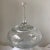 Signed Cone Flower Etched Clear Crystal Covered Candy Dish by Fitzgerald For Sale - Image 13 of 13