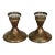 Duchin Hand Spun Brass Jewelers Candle Holders - a Pair For Sale