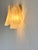 Mid-Century Modern Contemporary Modern Sanded Champagne "Rondini" Murano Wall Sconces- Set of 3 For Sale - Image 3 of 9