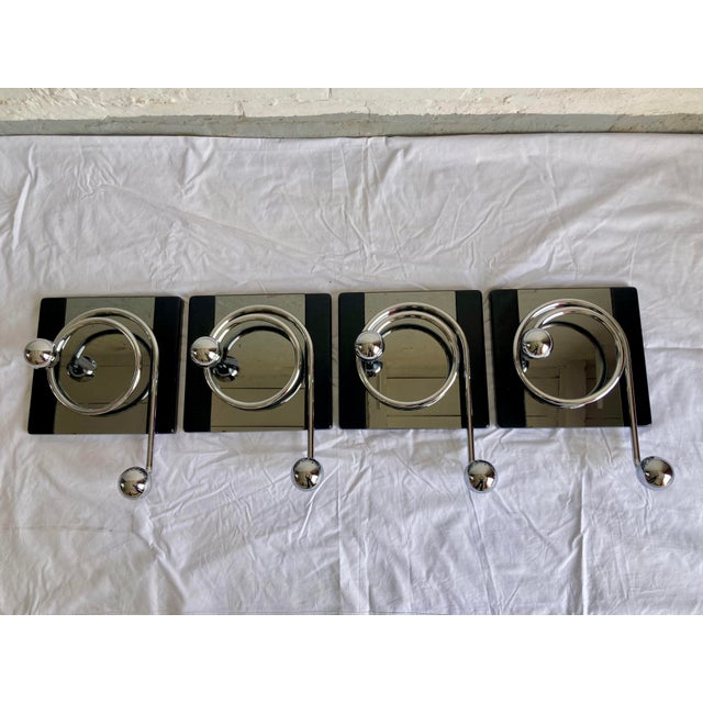 Modern Vintage Italian Coat Hangers, 1970s, Set of 4 For Sale - Image 3 of 9