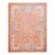 Delicate Chinoiserie Pattern on Peach Background Color Antique Chinese Peking Rug For Sale