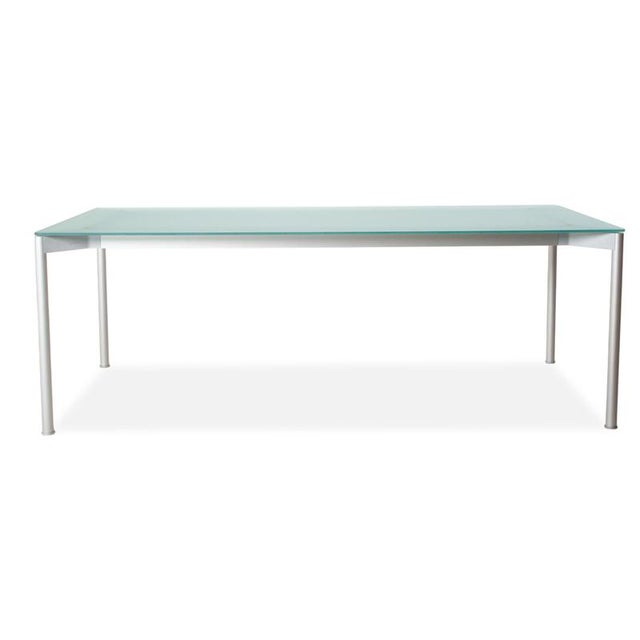 Glass and Metal Powder-Coated Desk from Interlübke For Sale - Image 9 of 11