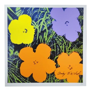 Andy Warhol / CMOA, Flowers, 1980s, Limited Edition Lithograph For Sale