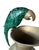 Gemstone Vintage Brass Pitcher With Malachite Parrot Handle For Sale - Image 7 of 10