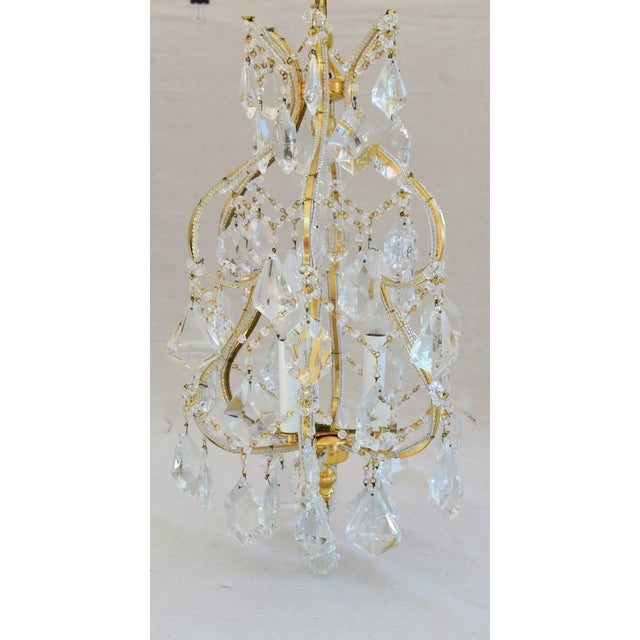 Vintage Chic Hollywood Glam French Style Crystal ... His chandeliers are a product of the vision he had after participating in a class taught by venetian master cesare toffolo at the famed.