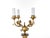 Neoclassical 20th-Century Italian Neoclassical Style Black Gilt Painted Wood Torchiere Lamps For Sale - Image 3 of 12
