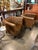 1940s Tufted Corduroy Club Chairs a Pair For Sale - Image 4 of 10