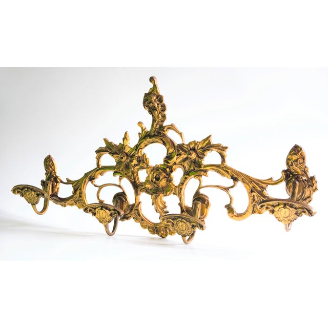 French Imperial-Style Bronze Coat Rack From the 1950s For Sale - Image 12 of 14