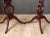 Set of Mersman Harp and Lyre Mahogany SideTables With Brass Feet and Drawers For Sale - Image 12 of 17