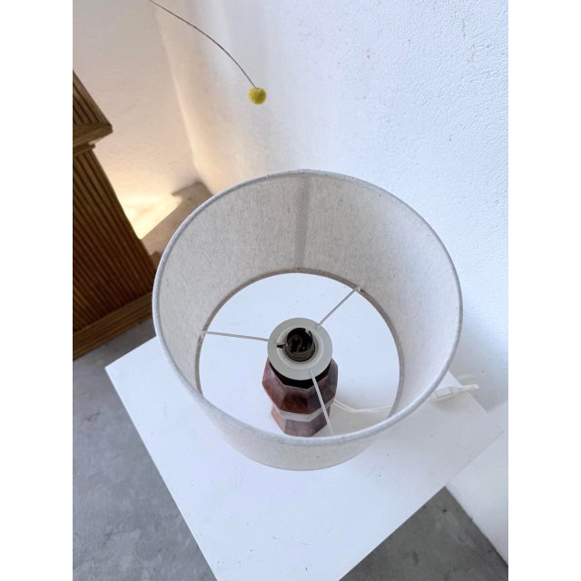 Brutalist Walnut Table Lamp, 1950s For Sale - Image 13 of 18