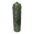 Vintage 60s-70s Carved Dk Olive Green Pillar Candle For Sale