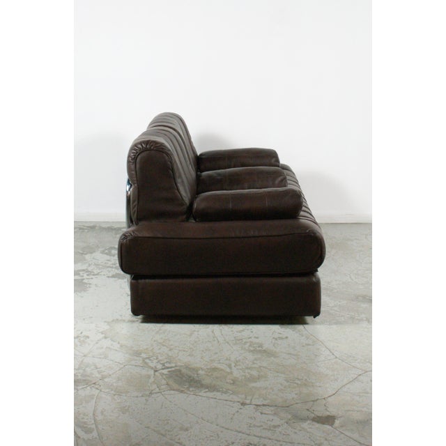 Vintage DS-85 Ds85 Leather Sofa from de Sede For Sale - Image 13 of 15