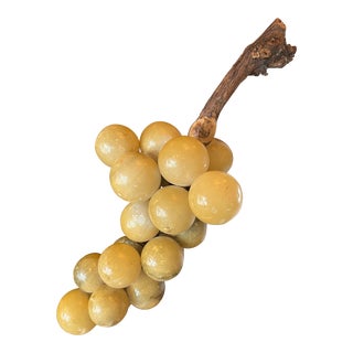 Large Midcentury Italian Alabaster Marble Grapes For Sale