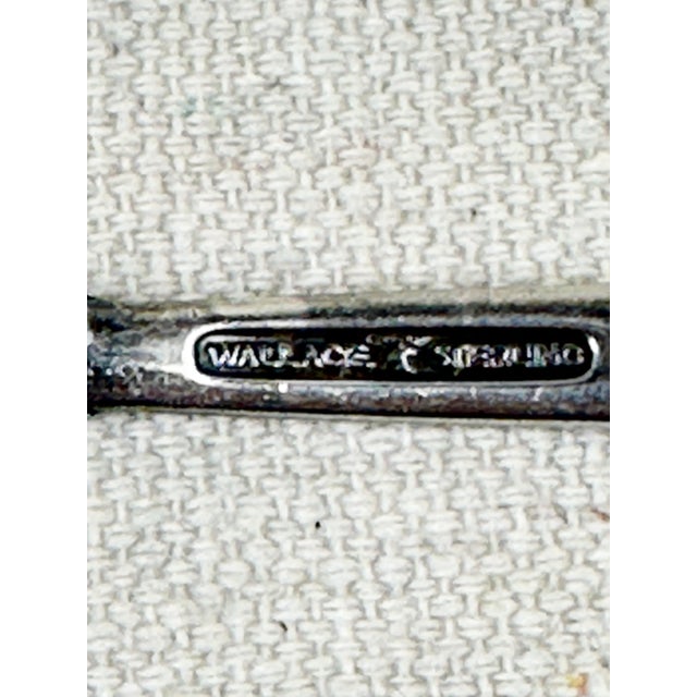 Metal Vintage Wallace "Grande Baroque" Sterling Silver 5-Piece Flatware Place Setting For Sale - Image 7 of 9