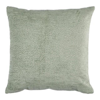 Schumacher X Caroline Z Hurley Menemsha 22" Pillow in Mineral For Sale