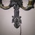 1920s Antique Ebonized Bronze & Brass Figural Indian Chief Wall Sconces C1920 - a Pair For Sale - Image 5 of 7