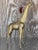 Late 20th Century Vintage Hollywood Regency Brass Giraffe Sculpture For Sale - Image 5 of 13