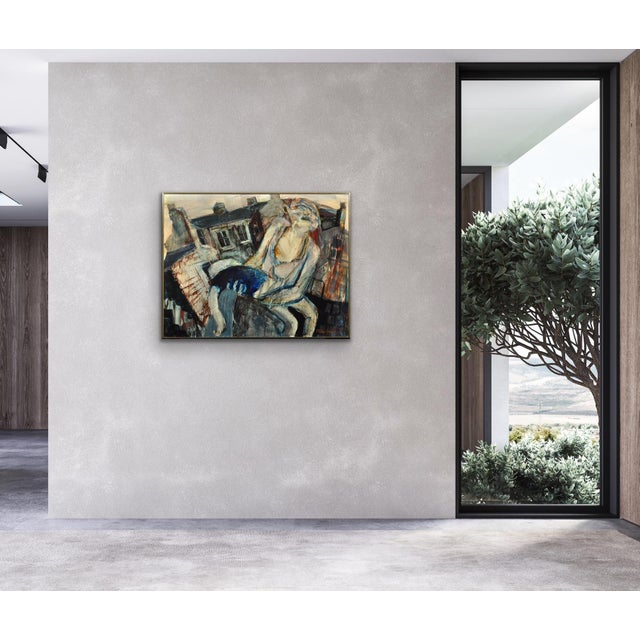 Paul Waplington, Knocked Out, 1970s, Mixed Media Painting, Framed For Sale - Image 11 of 18